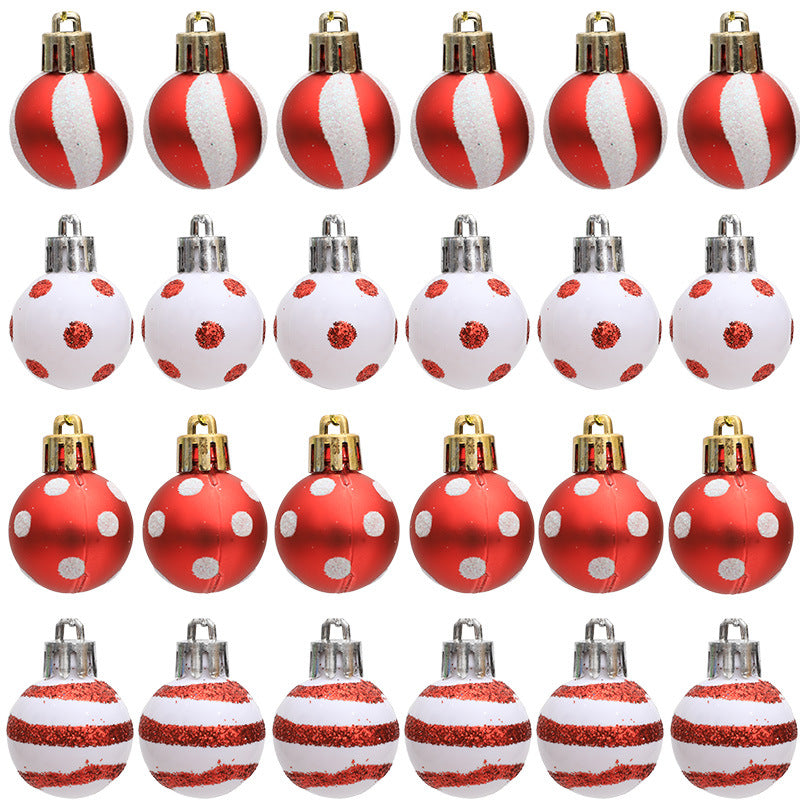 Red and White Christmas Ornaments