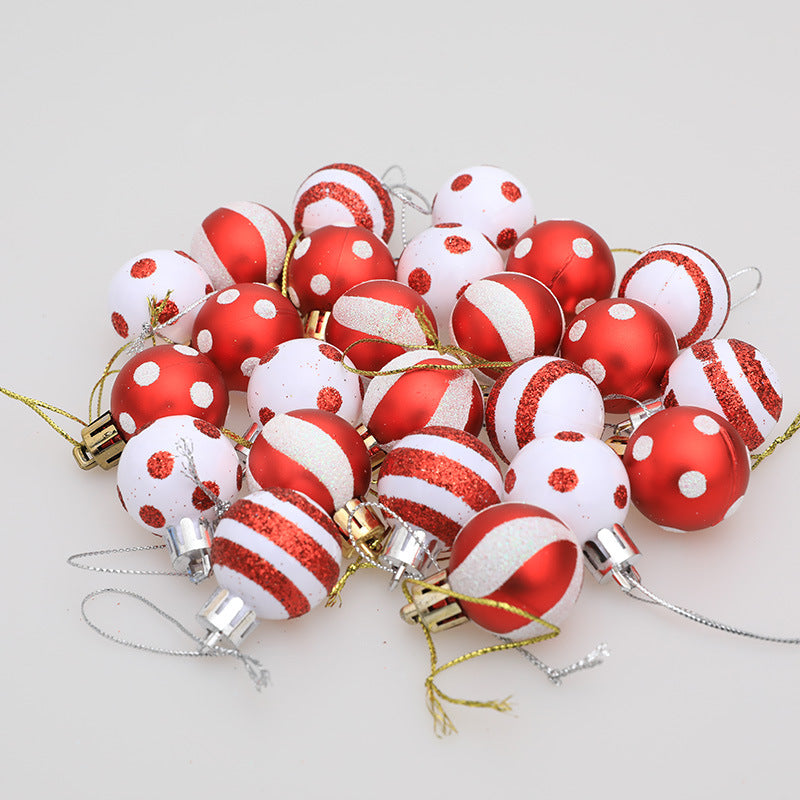 Red and White Christmas Ornaments