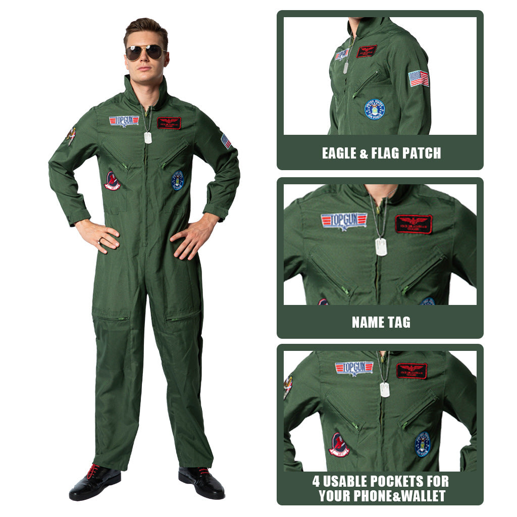 Top Gun Pilot Uniform Costume
