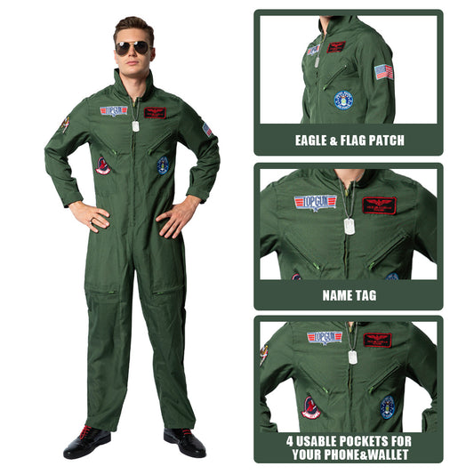 Top Gun Pilot Uniform Costume
