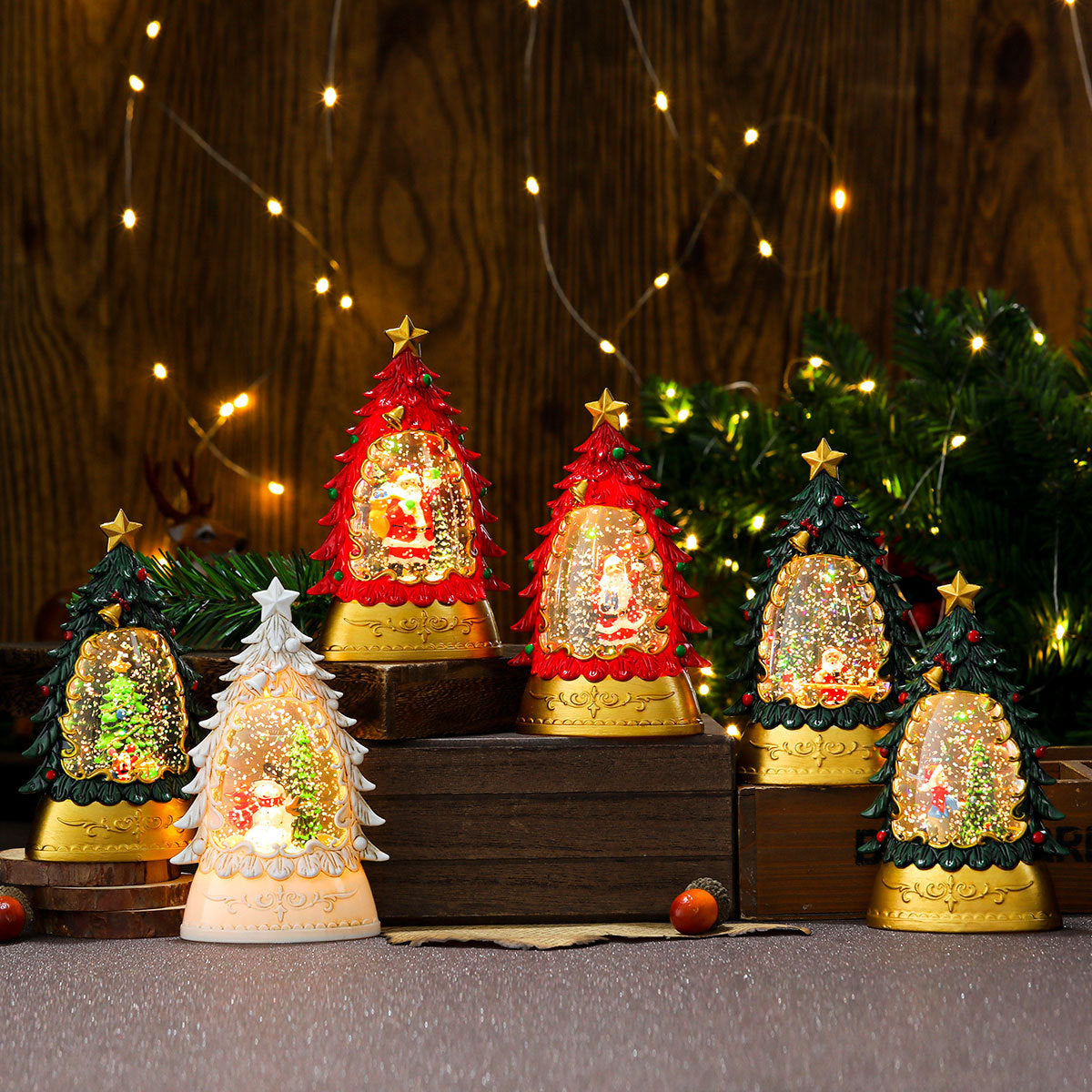 Christmas Tree Globe Display