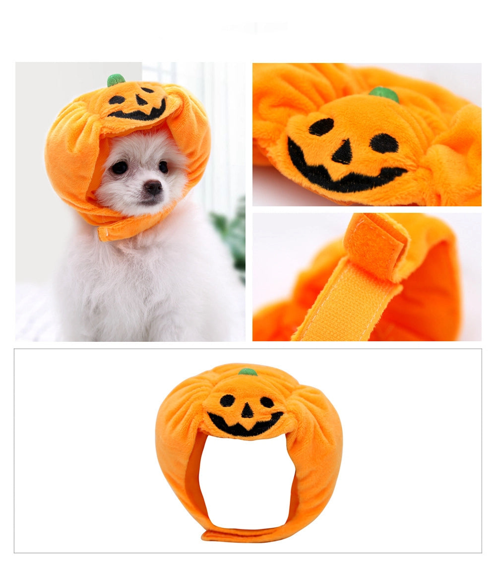 Pet Cat Dog Pumpkin Hat