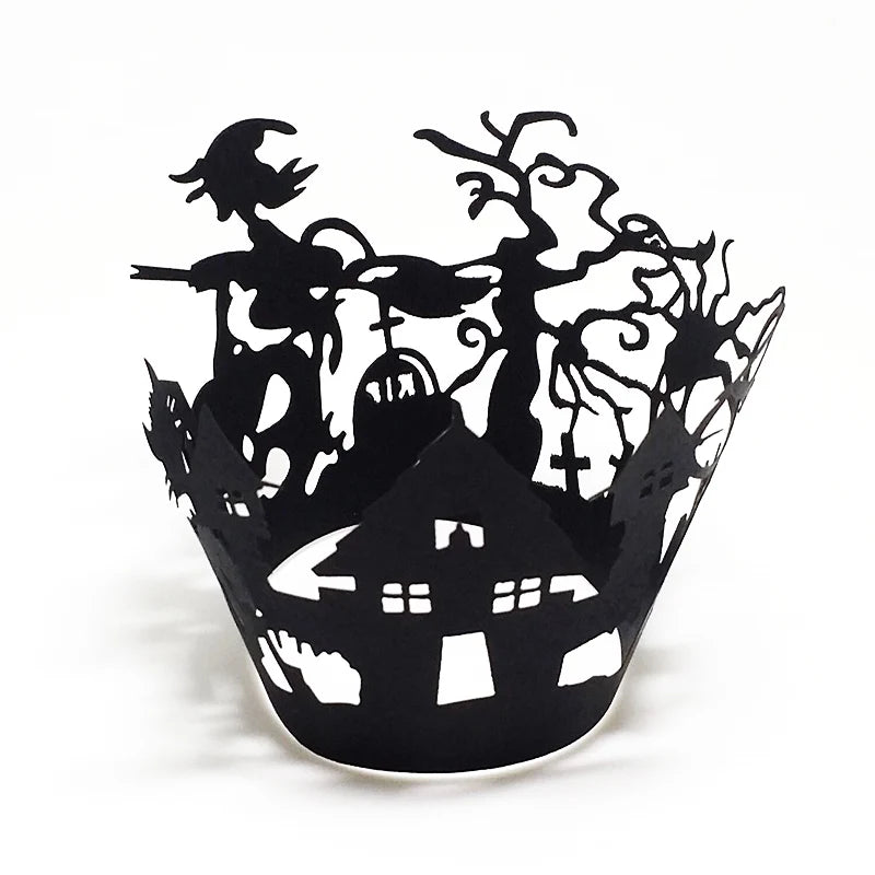 12 Set Halloween Cupcake Wrappers