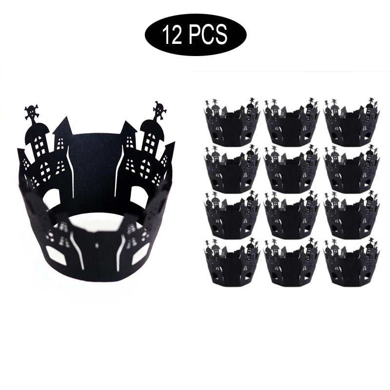 12 Set Halloween Cupcake Wrappers